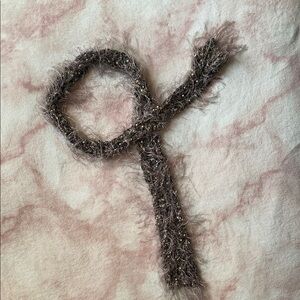 Elegant Brown and Gold Women's Scarf